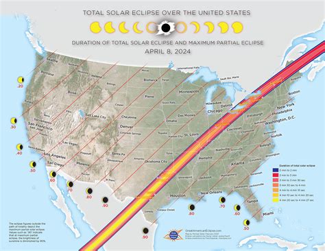 best states to see the solar eclipse 2024|2024 solar eclipse path and times.